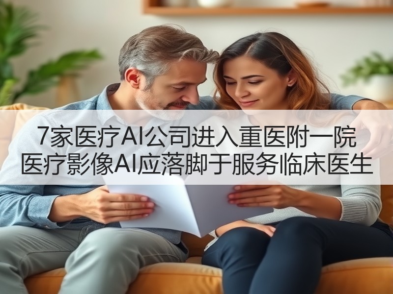 7家医疗AI公司进入重医附一院 医疗影像AI应落脚于服务临床医生