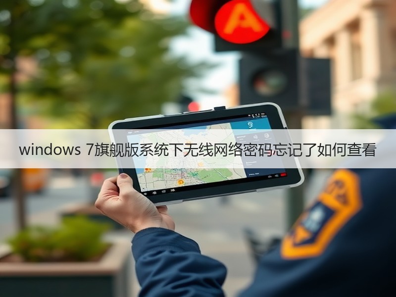 windows 7旗舰版系统下无线网络密码忘记了如何查看