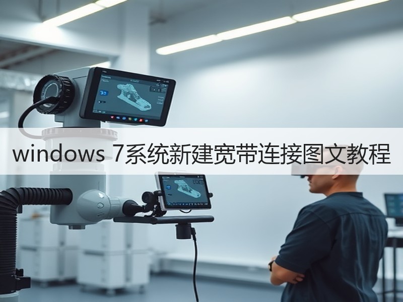 windows 7系统新建宽带连接图文教程