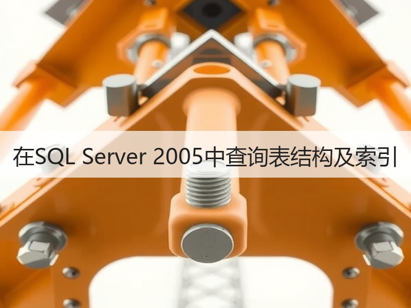 在SQL Server 2005中查询表结构及索引
