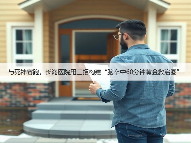 与死神赛跑，长海医院用三招构建“脑卒中60分钟黄金救治圈”