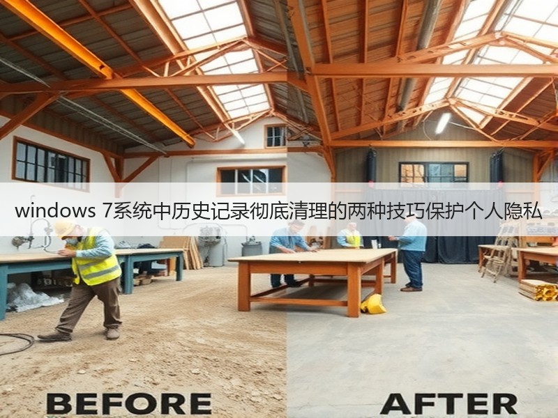 windows 7系统中历史记录彻底清理的两种技巧保护个人隐私