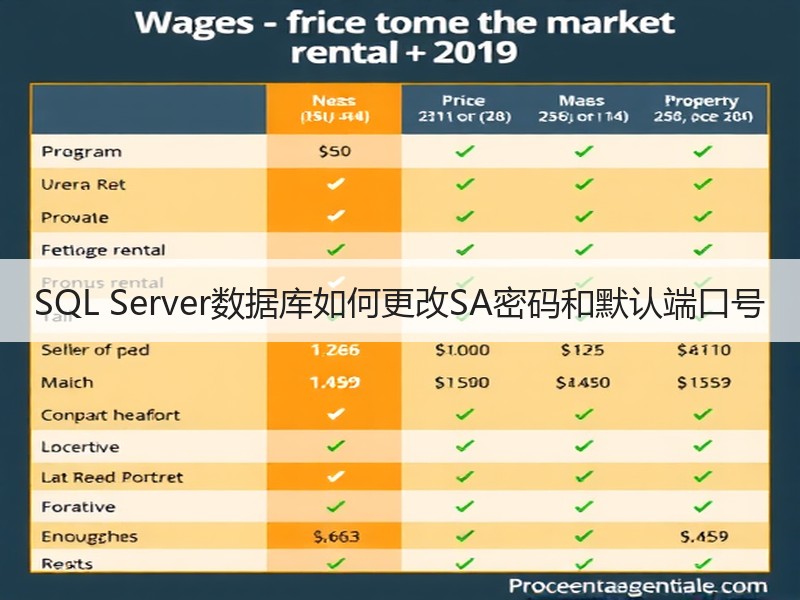 SQL Server数据库如何更改SA密码和默认端口号