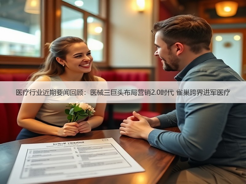 医疗行业近期要闻回顾：医械三巨头布局营销2.0时代 雀巢跨界进军医疗
