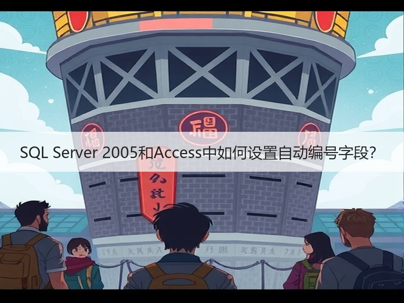 SQL Server 2005和Access中如何设置自动编号字段？
