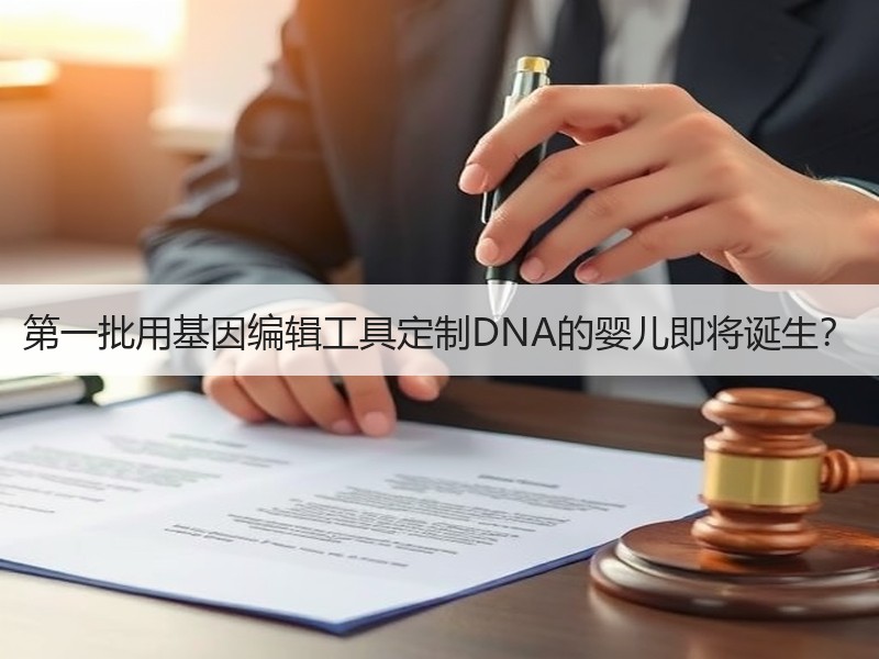 第一批用基因编辑工具定制DNA的婴儿即将诞生？