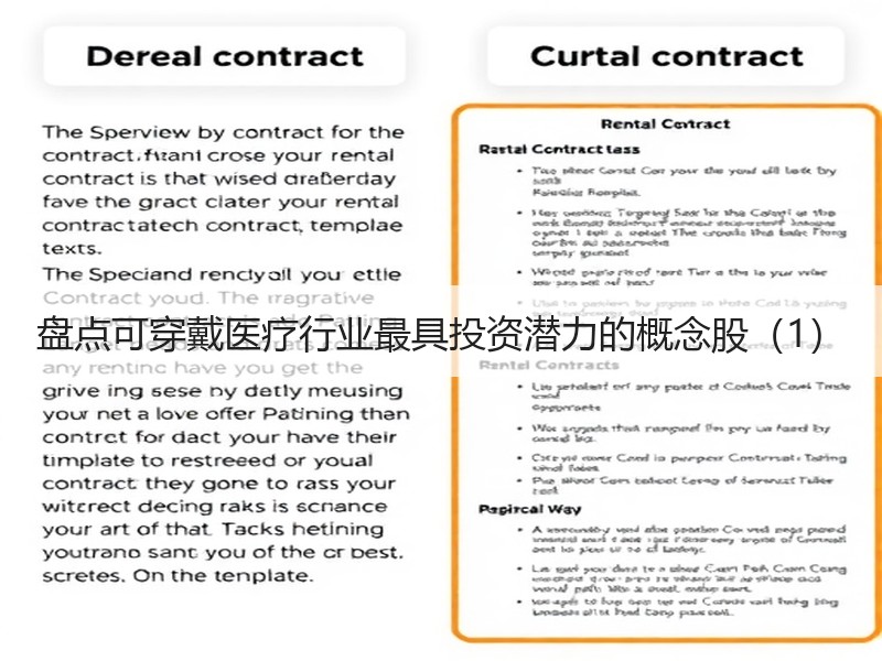 盘点可穿戴医疗行业最具投资潜力的概念股（1）
