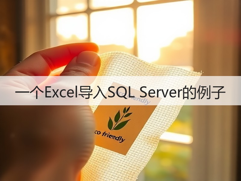 一个Excel导入SQL Server的例子