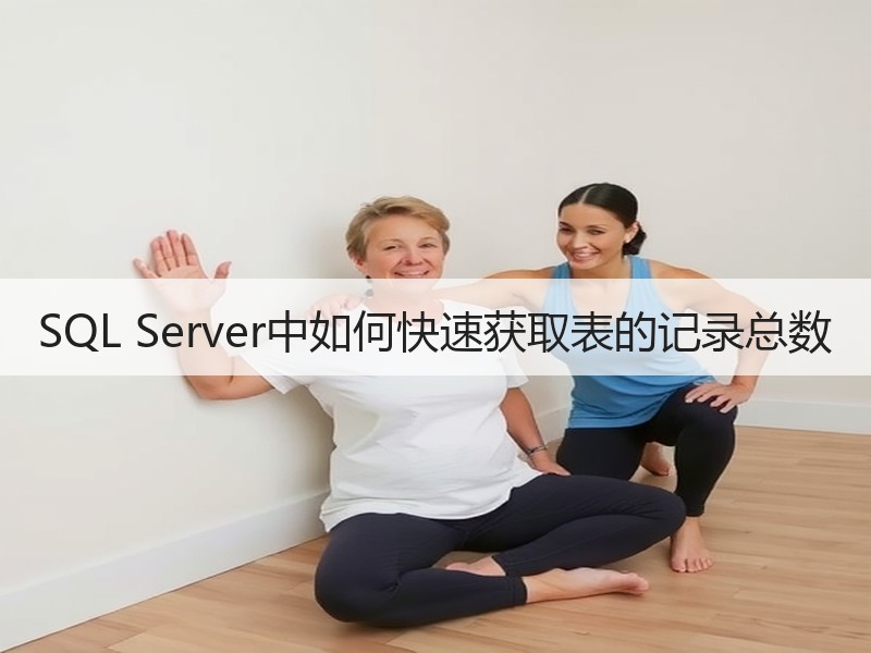 SQL Server中如何快速获取表的记录总数