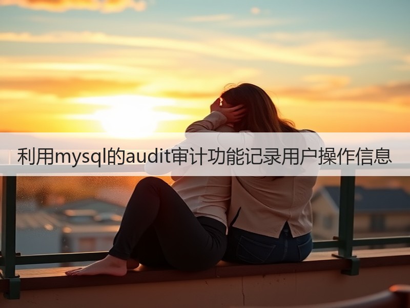 利用mysql的audit审计功能记录用户操作信息