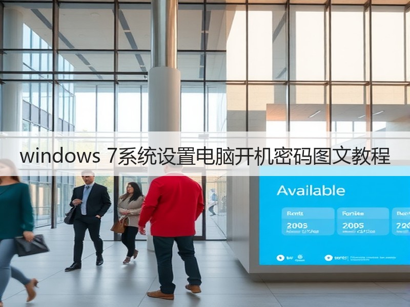 windows 7系统设置电脑开机密码图文教程