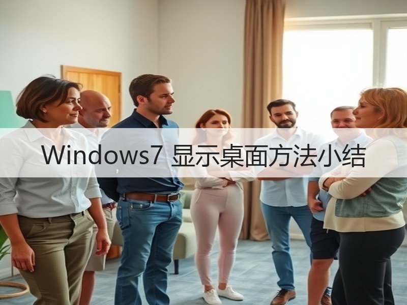 Windows7 显示桌面方法小结