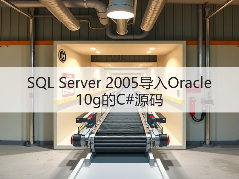SQL Server 2005导入Oracle 10g的C#源码