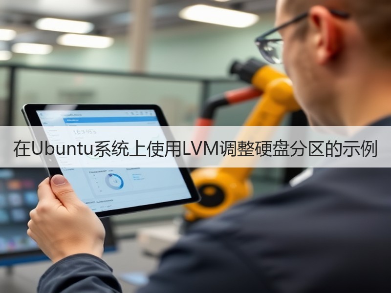 在Ubuntu系统上使用LVM调整硬盘分区的示例