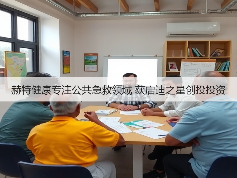 赫特健康专注公共急救领域 获启迪之星创投投资