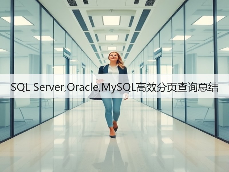 SQL Server,Oracle,MySQL高效分页查询总结