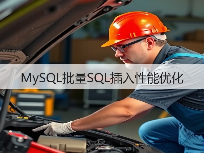 MySQL批量SQL插入性能优化