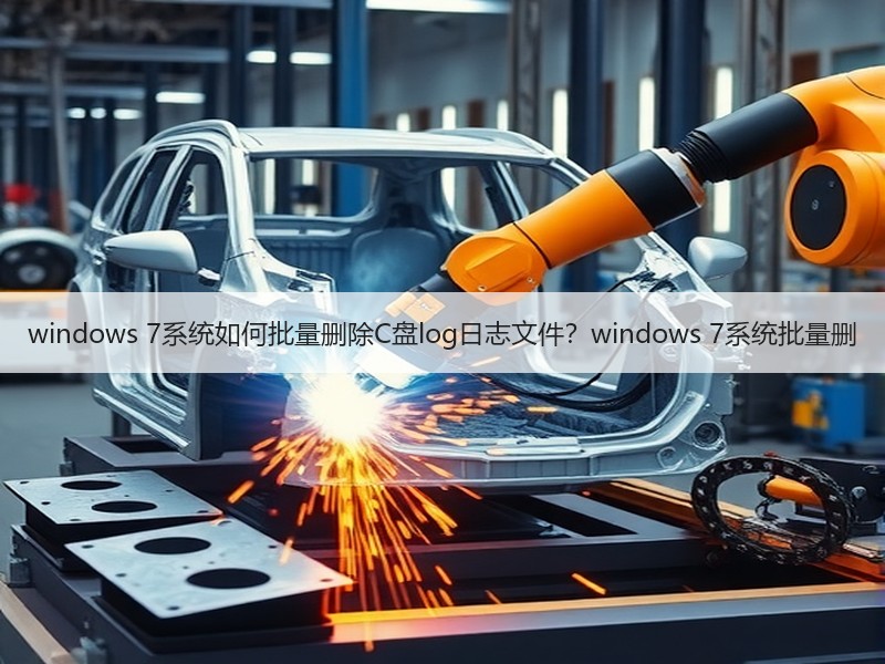 windows 7系统如何批量删除C盘log日志文件？windows 7系统批量删