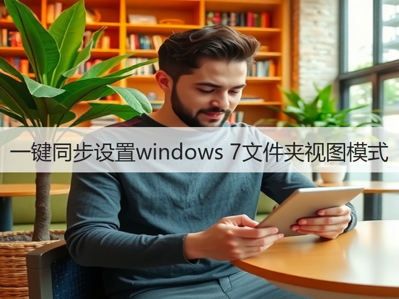 一键同步设置windows 7文件夹视图模式