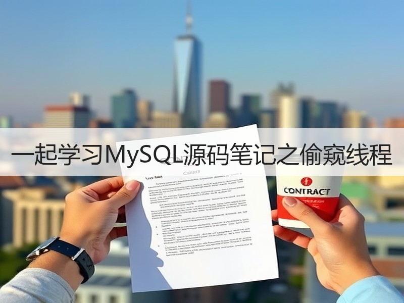 一起学习MySQL源码笔记之偷窥线程