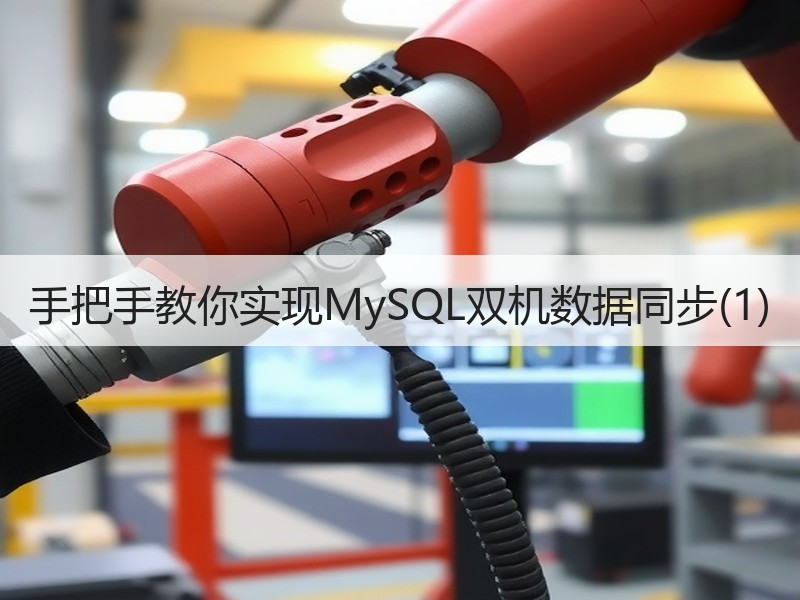手把手教你实现MySQL双机数据同步(1)