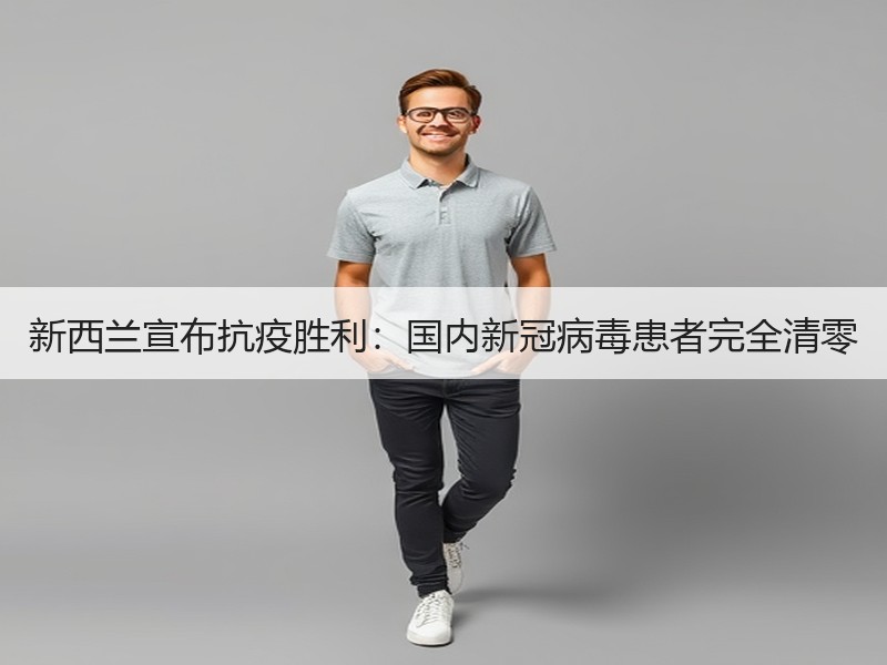 新西兰宣布抗疫胜利：国内新冠病毒患者完全清零
