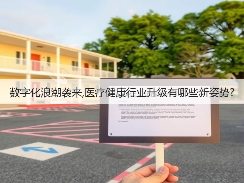 数字化浪潮袭来,医疗健康行业升级有哪些新姿势?