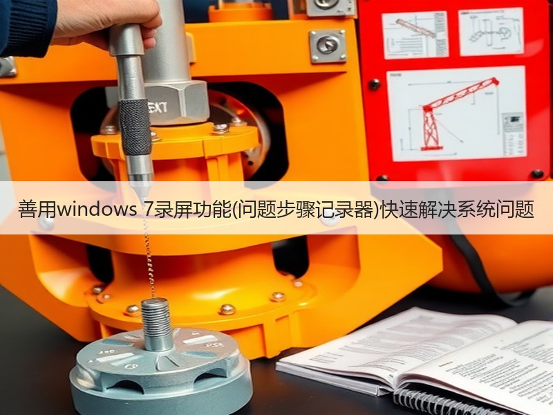 善用windows 7录屏功能(问题步骤记录器)快速解决系统问题