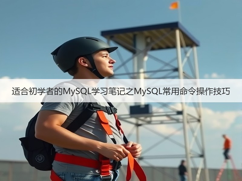 适合初学者的MySQL学习笔记之MySQL常用命令操作技巧