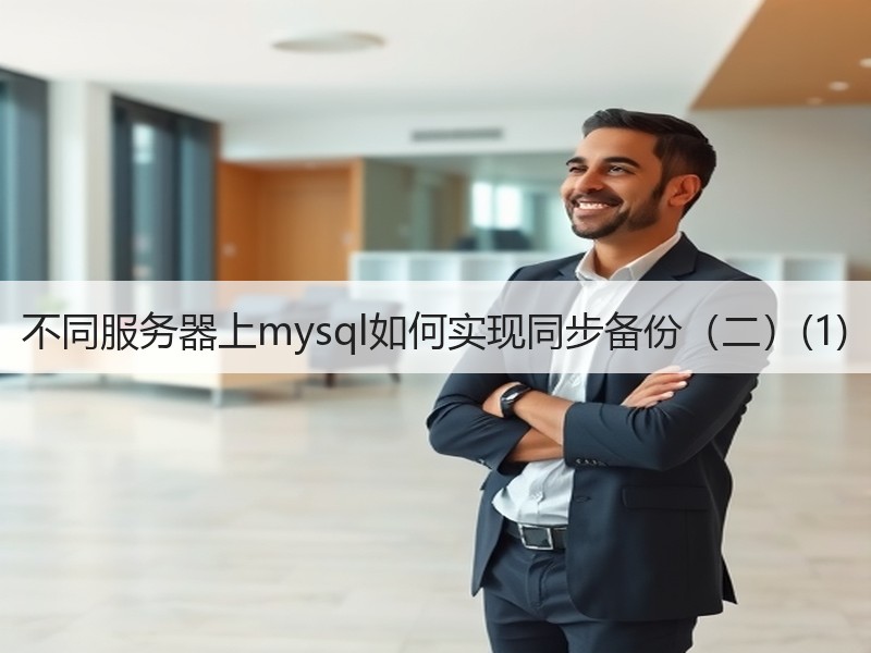 不同服务器上mysql如何实现同步备份（二）(1)