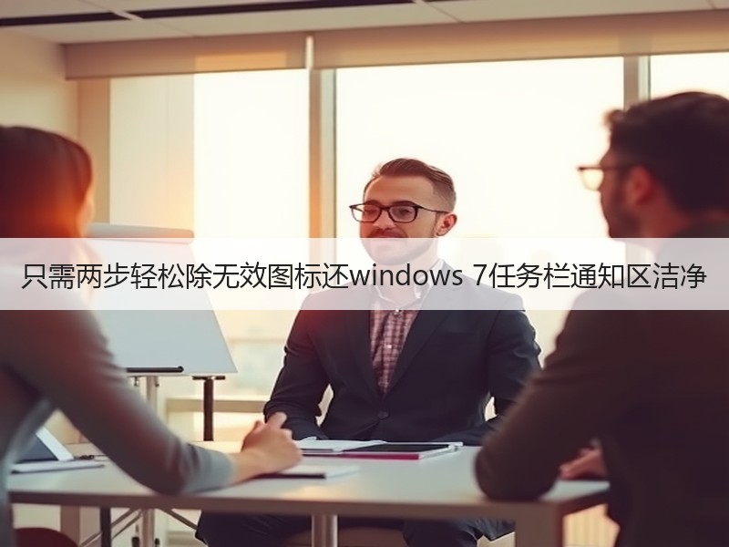 只需两步轻松除无效图标还windows 7任务栏通知区洁净