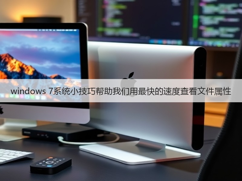 windows 7系统小技巧帮助我们用最快的速度查看文件属性