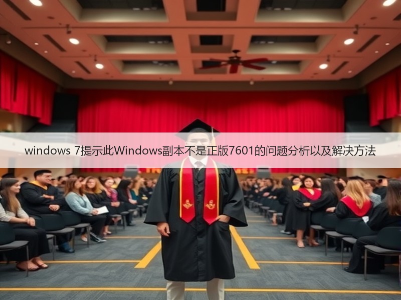 windows 7提示此Windows副本不是正版7601的问题分析以及解决方法