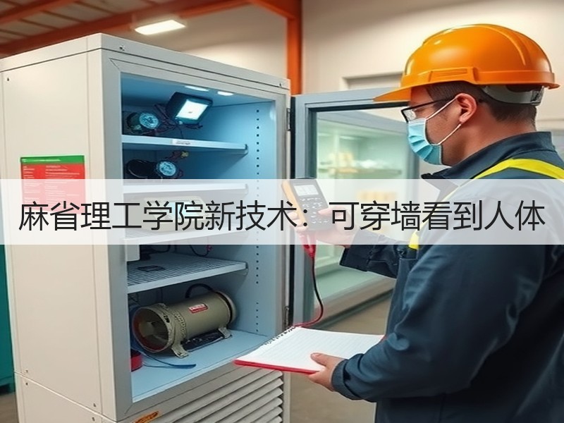 麻省理工学院新技术：可穿墙看到人体