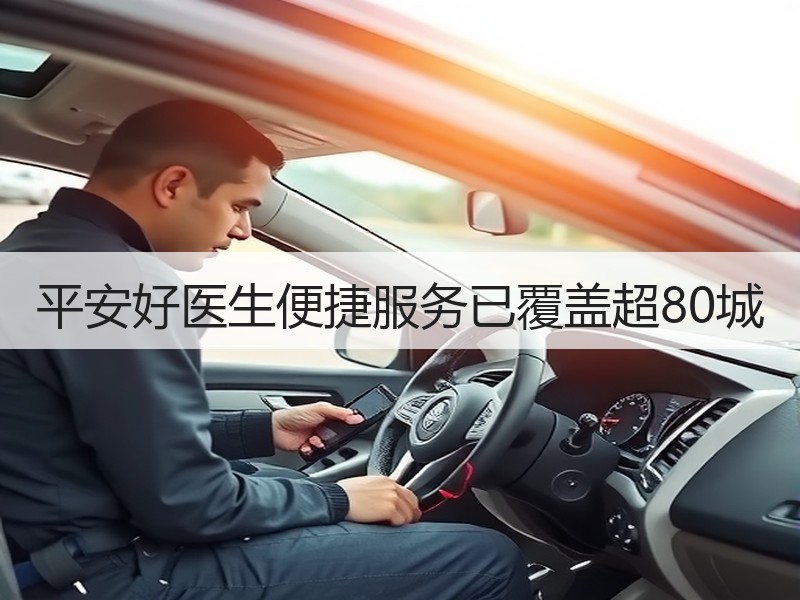 平安好医生便捷服务已覆盖超80城