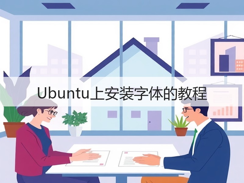 Ubuntu上安装字体的教程