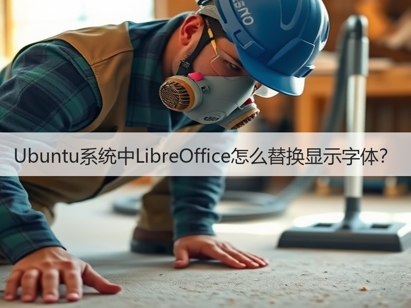 Ubuntu系统中LibreOffice怎么替换显示字体？