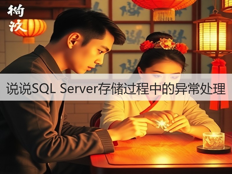 说说SQL Server存储过程中的异常处理