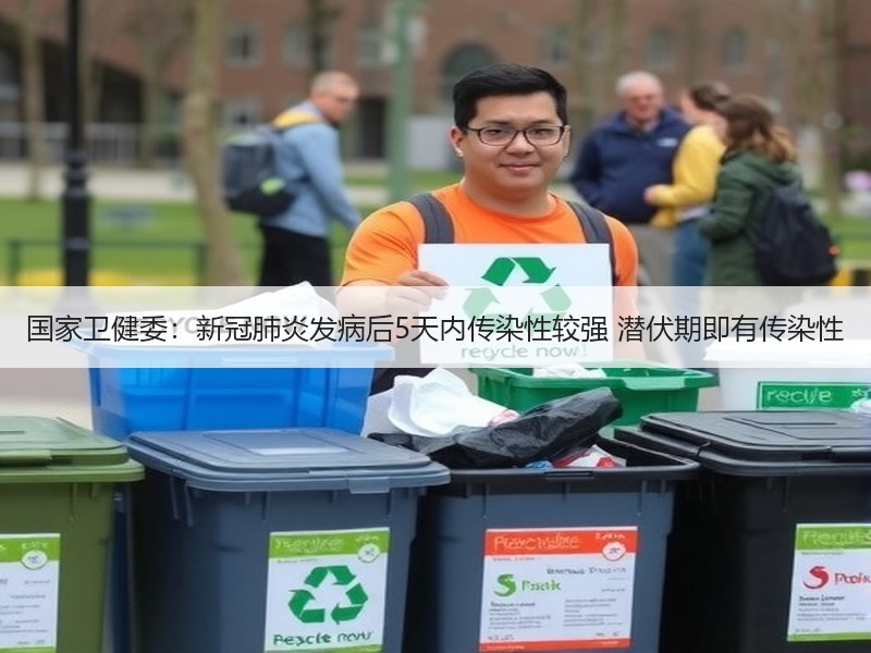 国家卫健委：新冠肺炎发病后5天内传染性较强 潜伏期即有传染性
