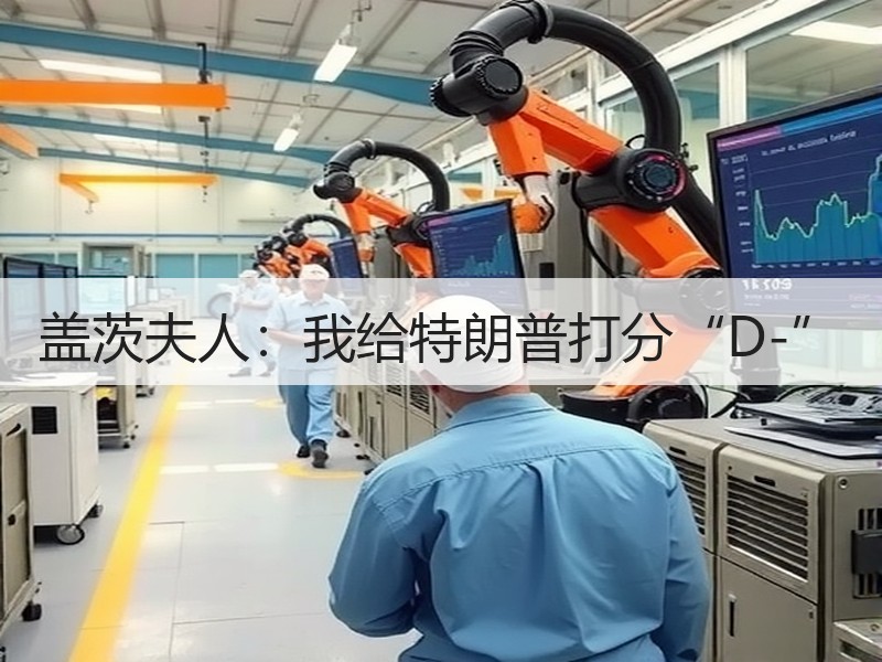 盖茨夫人：我给特朗普打分“D-”