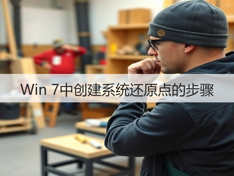 Win 7中创建系统还原点的步骤