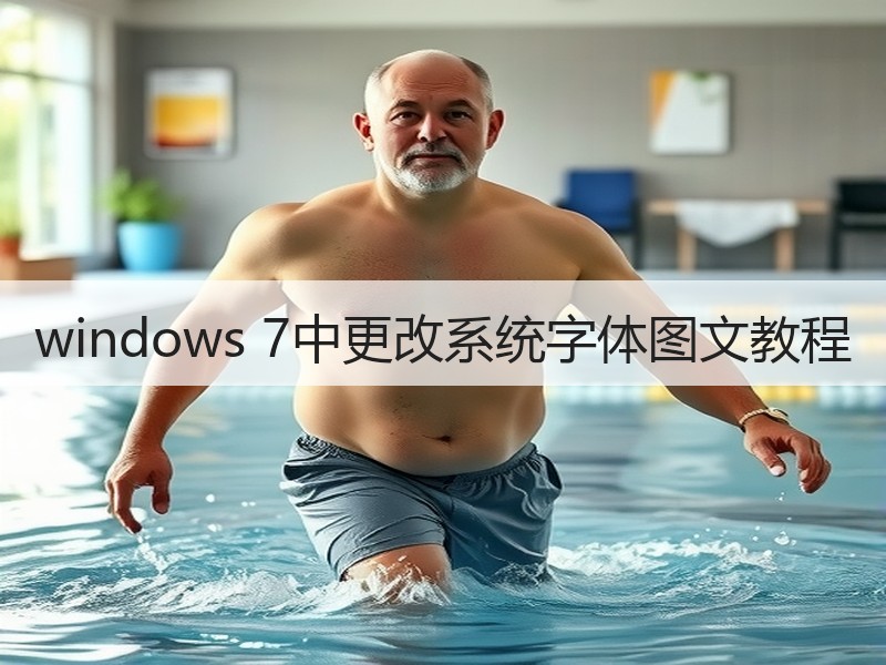 windows 7中更改系统字体图文教程
