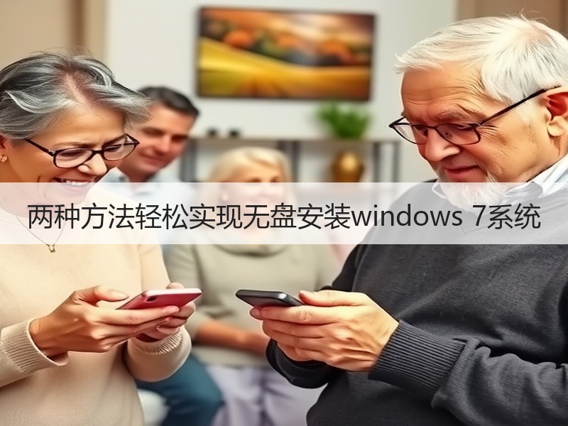两种方法轻松实现无盘安装windows 7系统