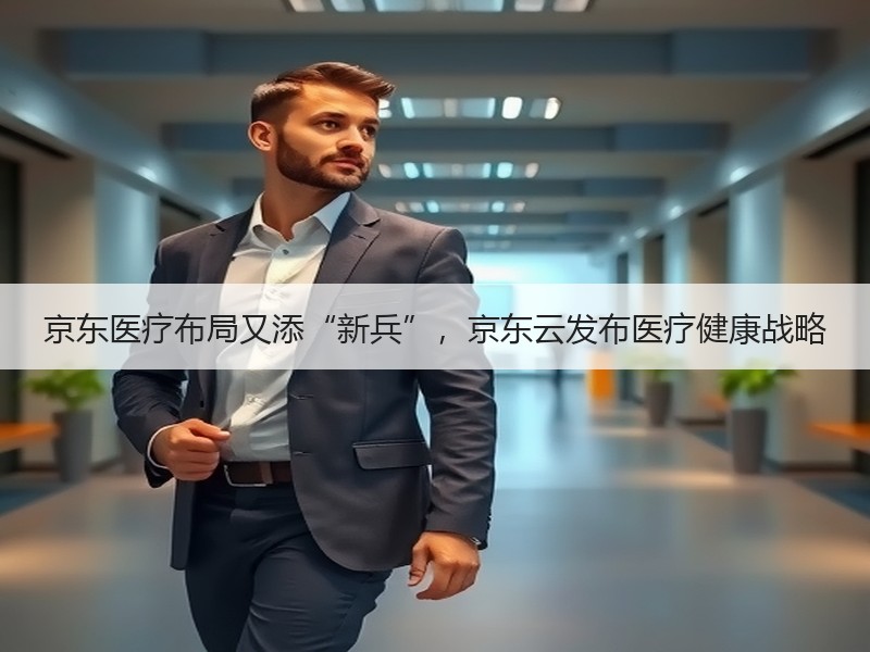 京东医疗布局又添“新兵”，京东云发布医疗健康战略