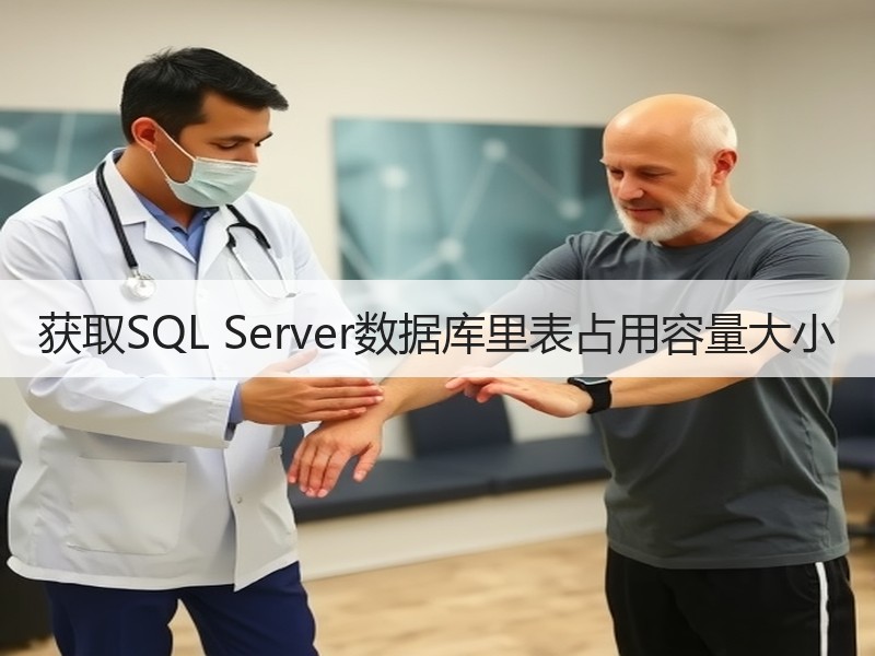 获取SQL Server数据库里表占用容量大小