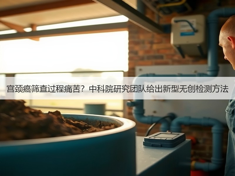 宫颈癌筛查过程痛苦？中科院研究团队给出新型无创检测方法