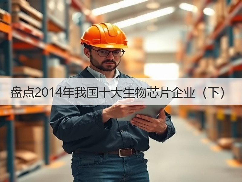盘点2014年我国十大生物芯片企业（下）