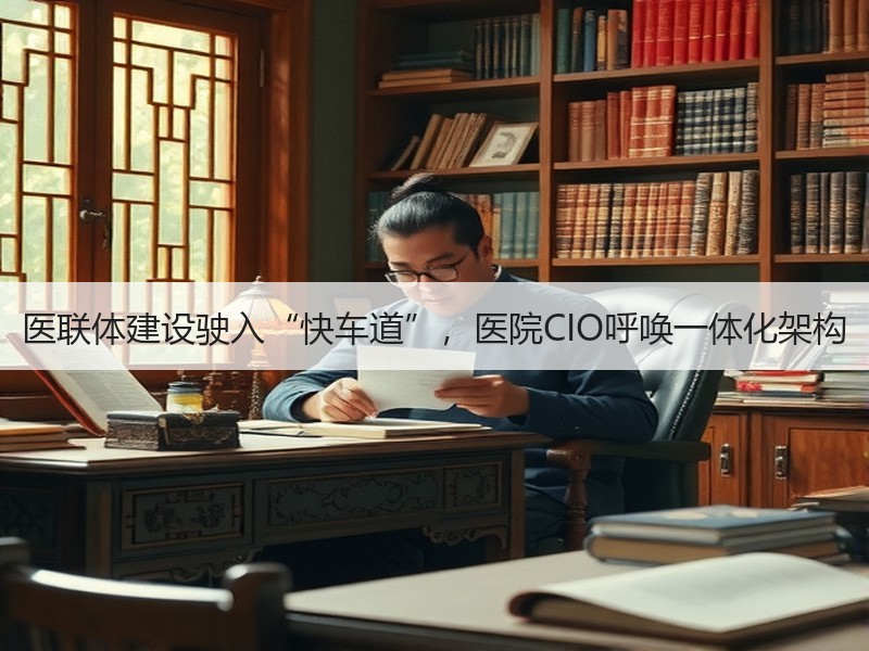 医联体建设驶入“快车道”，医院CIO呼唤一体化架构