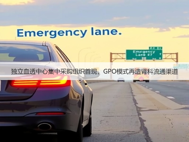 独立血透中心集中采购组织首现，GPO模式再造肾科流通渠道