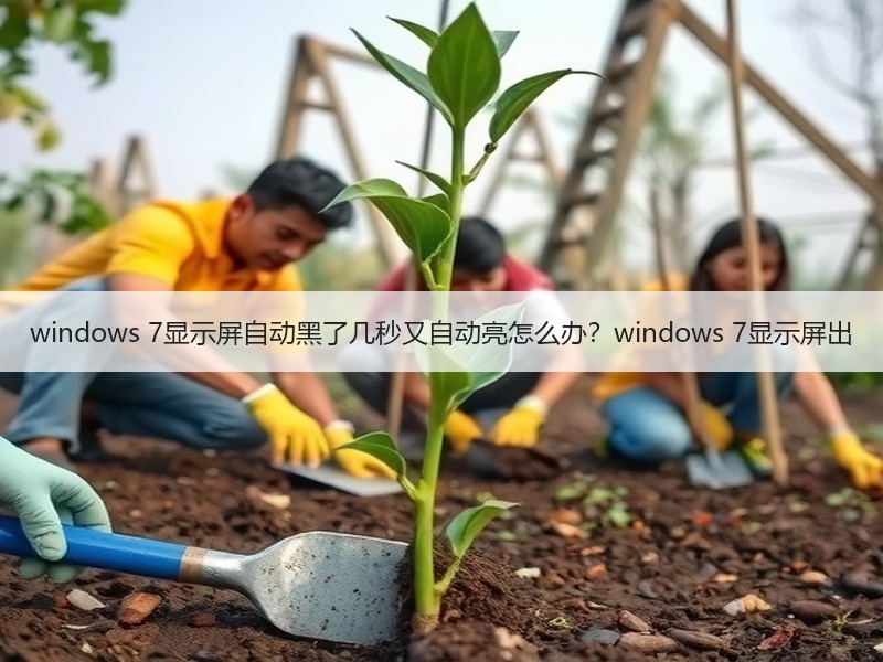 windows 7显示屏自动黑了几秒又自动亮怎么办？windows 7显示屏出
